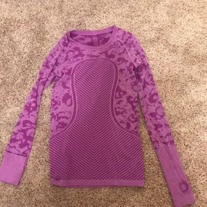 Lulu purple Workout shirt